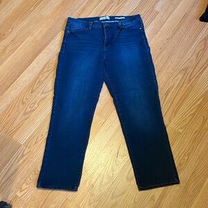 Angels Dark Blue Women’s Straight Leg Jeans, size 8